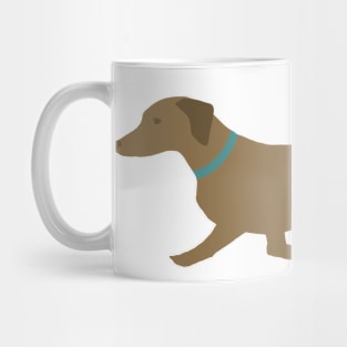 Trotting dachshund dog Mug